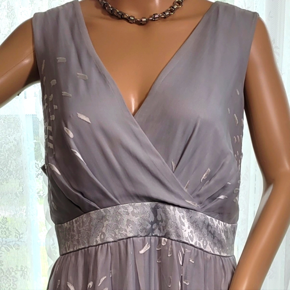 NWT Grey Cocktail Dress - Lane Bryant 18w